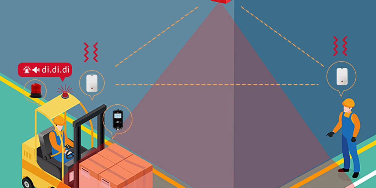 PR-CA500 Forklift Proximity Warning System